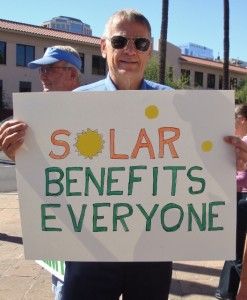 Rally Against Arizona Solar Tax